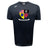 The Erie Rugby Club Tempo Vapodri T-Shirt by WRS Canterbury is a black athletic tee with the team logo and American, British, and Pennsylvania symbols. Moisture-wicking for comfort and style on or off the field.