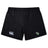 The Eagle High Mustangs Women's Yokohama Short by EMB Canterbury features an elastic waistband, Canterbury logo on the left leg, and a small green and white crest on the right leg, shown flat on a white background.