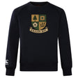 The Exiles Rugby Football Club Club Crew Sweatshirt by WRS Canterbury is a black crew with the Exiles RFC crest on the chest and an embroidered CCC logo on the ultra-soft sleeve.