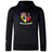 The Erie Rugby Club Club Lightweight Hoodie by WRS Canterbury is a black, lightweight hoodie with a kangaroo pocket and a multi-flag crest above "ERIE RUGBY CLUB," inspired by classic Canterbury designs.