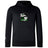 The Eagle High Mustangs Club Lightweight Hoodie by WRS Canterbury is a black hooded sweatshirt featuring the team logo with a white horse, green and black shield, and ribbon on the chest, plus a classic kangaroo pocket for comfort.