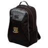 The Exiles Rugby Football Club Medium Backpack by Canterbury features two zippered compartments, a padded laptop pocket, side mesh pocket, and the Exiles RFC crest on the front. Brand: EMB Canterbury.
