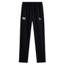 The Eagle High Mustangs Stretch Tapered Pant by EMB Canterbury features an elastic waistband, Canterbury logo, and embroidered badge—comfortable and stylish men's track pants ideal for workouts.