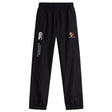 The Erie Rugby Club Cuffed Hem Stadium Pant by EMB Canterbury features an elastic waistband, white Canterbury logo, embroidered crest, and cuffed hem for a classic look.