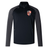 Black Rye High School Rugby Elite 1/4 Zip Top by EMB Canterbury with rye rugby club logo on the left chest, designed as a comfortable layer for training.