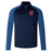 Navy and blue Charlotte Cardinals Rugby Club Elite 1/4 Zip Top with a red and gold crest on the left chest, designed by EMB Canterbury for comfort.