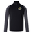 Black and gray quarter-zip athletic pullover with VapoDri technology and a Boston RFC Elite First Layer by EMB Canterbury logo on the left chest.