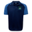 Twin Island Rugby Elite Polo by EMB Canterbury with a green palm tree logo on the left chest and contrast polo collar detail.