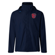 Charlotte Cardinals Rugby Club Elite Storm Jacket by Canterbury with a hood and a red shield logo on the left chest area, displayed against a white background.