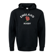 A comfortable Nations of Rugby England Rugby 60/40 Pullover Hoodie with a red rose on it by WRS Augusta.