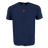 The EMB S&S Activewear England Vintage Comfort Tee in navy blue features a small red rose and "1977" on the chest—combining classic rugby style with comfort for true fans.