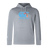 The Canterbury Fiji CCC Club Lightweight Hoodie by WRS Canterbury is a lightweight gray sweatshirt with a bold blue Canterbury logo and a small Fiji CCC Club flag graphic on the front.