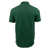 A green Springboks Unity Pique Polo by Nike made from 100% cotton, shown from the back.