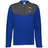The EMB Augusta Nations of Rugby France Sideline Grid 1/4 Zip Pullover is a blue long-sleeve fleece with a dark gray yoke and "France Rugby" logo featuring a red rooster on the left chest.