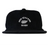 The EMB Weld Nations of Rugby New Zealand Corduroy Field Trip Cap is a vintage-style black hat featuring "NEW ZEALAND RUGBY" and a white fern embroidered on the front.