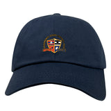 The EMB S&S Activewear Sacramento Rugby Football Club Adult Low-Profile Cotton Twill Dad Cap features the team crest embroidered on navy blue cotton twill, offering classic club style.