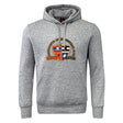 The Sacramento Rugby Football Club Club Hoodie by WRS Canterbury is a gray hoodie with a front pocket and a colorful club crest on the chest.