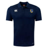 The Gulf Coast Fat Alberts Club Dry Polo by EMB Canterbury features Vapodri Technology for breathability, a collar, the Canterbury logo on the right chest, and a shield emblem with "Filo School" on the left.