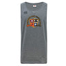 The Sacramento Rugby Football Club Tempo Vapodri Singlet by WRS Canterbury is a gray sleeveless athletic shirt made from recycled polyester, featuring the club’s crest and logo on the front.
