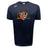 The Sacramento Rugby Football Club Tempo Vapodri T-Shirt by WRS Canterbury is a navy blue, moisture-wicking tee featuring the club crest and logo on the front, with subtle Canterbury branding in a classic sports style.