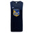 The Gulf Coast Fat Alberts Tempo Vapodri Singlet by WRS Canterbury is a navy rugby tank top made from recycled polyester, featuring a cartoon bird and rugby ball logo on the front.