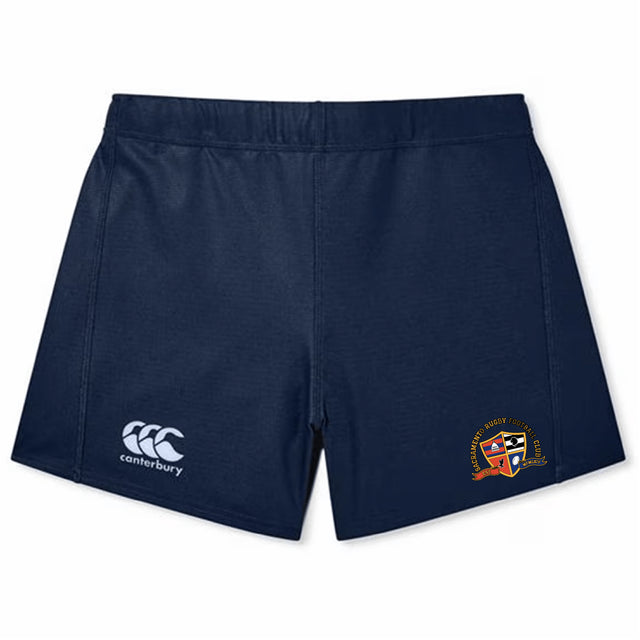 Show your support in EMB Canterbury’s Sacramento Rugby Football Club Women's Yokohama Short, featuring the iconic logo on the left leg and club crest on the right—ideal as women's rugby shorts or for Yokohama short fans.