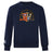 The WRS Canterbury Sacramento Rugby Football Club Crew Sweatshirt is a navy blue, ultra-soft top featuring the club crest on the chest and an embroidered CCC logo on the left sleeve.