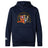The Sacramento Rugby Football Club Club Lightweight Hoodie by WRS Canterbury is a navy blue hoodie with the club crest on the chest, kangaroo pocket, and a small Canterbury logo on the left sleeve.