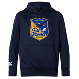 The Gulf Coast Fat Alberts Club Lightweight Hoodie by WRS Canterbury features a "Gulf Coast Fat Alberts Rugby" logo with a plane and rugby ball on the front, plus a comfy kangaroo pocket.