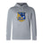 The Gulf Coast Fat Alberts Club Lightweight Hoodie by Canterbury, from WRS Canterbury, is a light gray hoodie with a bold blue, yellow, and white "Gulf Coast Fat Alberts Rugby" chest logo and a cozy kangaroo pocket.