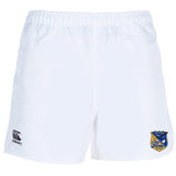 The Gulf Coast Fat Alberts Player's Drill Short by EMB Canterbury features an elastic waistband, the Canterbury logo on the left leg, and a "Fast Allstars" crest on the right.