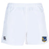 The Gulf Coast Fat Alberts Player's Drill Short by EMB Canterbury features an elastic waistband, the Canterbury logo on the left leg, and a "Fast Allstars" crest on the right.