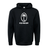 A black WRS Augusta Fiji Rugby 60/40 Pullover Fleece Hoodie featuring the word "Fiji Rugby" on it.