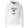 A Nations of Rugby Fiji Rugby Hockey Hoodie with the brand name WRS Alpha Broder, providing warmth and showing support for the team.