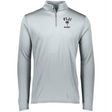 A wicking Nations of Rugby Fiji Rugby 1/4 Zip Pullover shirt with the word fli on it, by brand EMB Augusta.