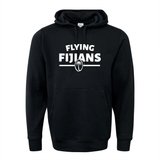 Fiji Flying Fijians Wordmark Pullover Hoodie by WRS Augusta