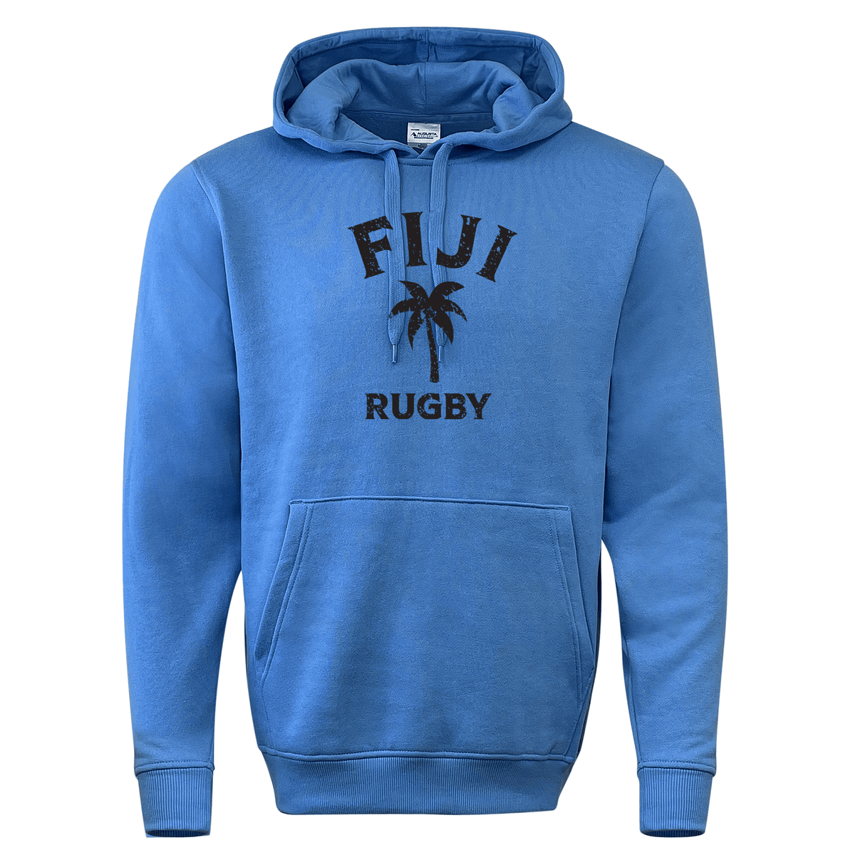 The Nations of Rugby Fiji Rugby 60/40 Pullover Hoodie by WRS Augusta is a comfortable and durable blue hoodie that is perfect for Fiji rugby enthusiasts. This hoodie features the iconic "Fiji rugby" wordmark, making it a great choice for fans.