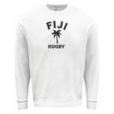 This Nations of Rugby Fiji Rugby Fleece Crewneck Sweatshirt by WRS Augusta is a must-have for rugby enthusiasts. Made from cozy fleece fabric, the white crewneck showcases the iconic Fiji Rugby branding.