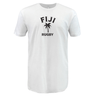 A nations of Rugby Fiji Rugby Supersoft Tee featuring the Fiji Rugby logo, made with cotton fabric.