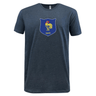 Navy blue Nations of Rugby Vintage France Supersoft Tee from WRS LAT with a crest featuring a stylized rooster and the year 1906.