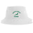 The Nations of Rugby South Africa Rugby Sustainable Bucket Hat by EMB S&S Activewear is crafted from recycled polyester and features green "SOUTH AFRICA RUGBY" text and a central springbok logo, combining style with sustainability.