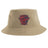 Introducing the Charlotte Cardinals Rugby Sustainable Bucket Hat by EMB S&S Activewear—a khaki bucket hat crafted from recycled polyester. It features a red and black "Charlotte Cardinals Rugby Club" logo with an illustrated cardinal and "2021" on the front, making it an eco-conscious and stylish choice for dedicated Charlotte Cardinals Rugby fans.