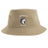 Sure! Here’s a rewritten version of the sentence using your provided product data: The EMB S&S Activewear Northeastern University Men's Rugby Sustainable Bucket Hat features a tan color with “Northeastern Men’s Rugby” and a husky head logo printed on the front.