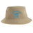 Show your support for the team with the Nations of Rugby Argentina Rugby Sustainable Bucket Hat by EMB S&S Activewear. This beige bucket hat features a blue "Argentina Rugby" logo with a jaguar head illustration on the front and is made from recycled polyester—an eco-friendly way to display your team spirit.