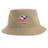 The USA Rugby Crest Sustainable Bucket Hat by EMB S&S Activewear is crafted from recycled polyester and features a bold red, white, and blue eagle head logo on the front—making it a sustainable choice for true fans.
