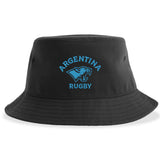 Show your team pride and stay fashionable with the Nations of Rugby Argentina Rugby Sustainable Bucket Hat from EMB S&S Activewear. Made from recycled polyester, this eco-friendly bucket hat displays "Argentina Rugby" in light blue along with a striking panther logo on the front.