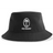 The Fiji Sustainable Bucket Hat by EMB S&S Activewear features a white palm tree logo above the text "FIJI RUGBY" on the front.