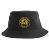 Introducing the Pittsburgh Forge Rugby Sustainable Bucket Hat by EMB S&S Activewear, featuring the club logo embroidered front and center, and crafted from recycled polyester for eco-friendly style.