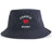 Show your team spirit with the Nations of Rugby France Rugby Sustainable Bucket Hat by EMB S&S Activewear, featuring "FRANCE RUGBY" and a bold red rooster emblem on the front. Crafted from recycled polyester, this sustainable bucket hat is ideal for eco-conscious fans cheering on their favorite team.