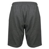Back view of a pair of grey Gilbert Rugby 200 Year Anniversary Leisure Short by Gilbert, part of the bicentennial collection, featuring an elastic waistband and side pockets, crafted from high-quality materials.